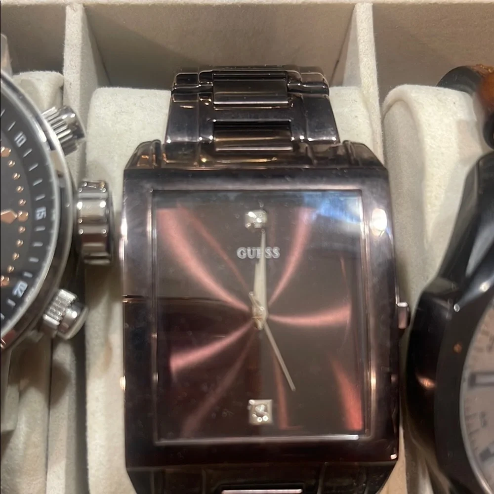 Men's Black and Gold Watch Collection